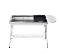 Grills Thickened Stainless Steel Barbecue Grill Outdoor Folding Barbecue Grill Large Grill Main Picture Complete Set