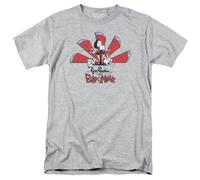Grim Adventures Of Billy & Mandy T-Shirt Uomo Grigio con Stampa Logo Originale