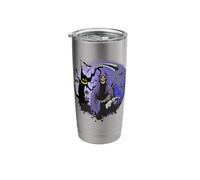 Grim Mietitore Angelo Della Morte Vintage Occulto Gotico Estetica Bicchiere termico in acciaio inox doppia parete