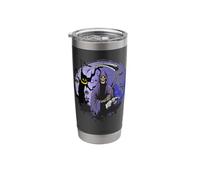 Grim Mietitore Angelo Della Morte Vintage Occulto Gotico Estetica Bicchiere termico in acciaio inox doppia parete
