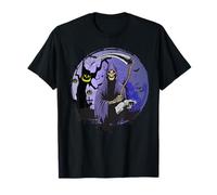 Grim Mietitore Angelo della Morte Vintage Occulto Gotico Estetica Maglietta
