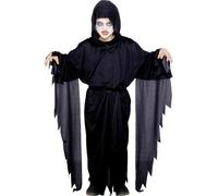 Grim Reaper Costume Bambini Halloween Scheletro Scuro Fantasma Costume Ragazzi