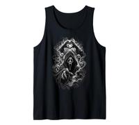 Grim Reaper Fantasma Horror Gotico di Halloween infestato Canotta
