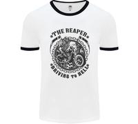 Grim Reaper Motocicletta Motociclista Uomo Ringer
