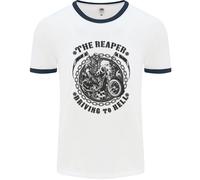 Grim Reaper Motocicletta Motociclista Uomo Ringer