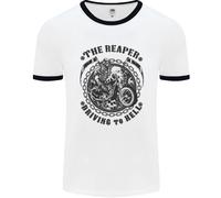 Grim Reaper Motocicletta Motociclista Uomo Ringer