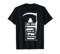 Grim Reaper Not Today - Grunge Goth Retro Distressed Maglietta