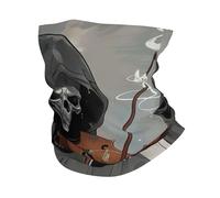 Grim Reaper Playing The Violin Skull Dark Donna Uomo Scaldacollo Antivento Fascia Collo Morbido Collo Ghetta per Montagna Sport Invernale Snowboard