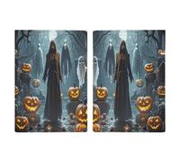 Grim Reaper Porta Passaporto Personalizzato Porta Passaporto per Donne Uomini Portadocumenti da Viaggio Organizer Titolare