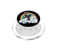 Grim Reaper Riding Unicorn | Aesthetic Pastel Goth Girls PopSockets PopGrip per MagSafe