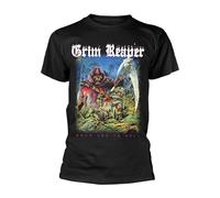 Grim Reaper Rock You To Hell ufficiale Uomo maglietta unisex
