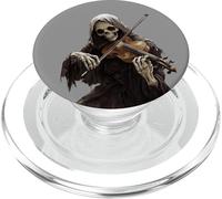 Grim Reaper - Scheletro gotico che suona violino musica Halloween PopSockets PopGrip per MagSafe
