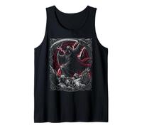 Grim Reaper Scythe Fallen Angels Dark Gothic Horror Art Tee Tee Canotta