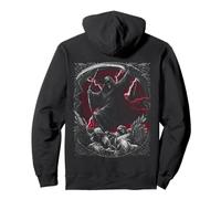 Grim Reaper Scythe Fallen Angels Dark Gothic Horror Art Tee Tee Felpa con Cappuccio