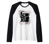Grim Reaper Skateboard Skater Streetwear Maglia con Maniche Raglan
