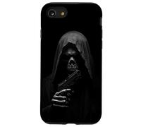 Grim Reaper Skull Dark Fantasy Artwork Custodia per iPhone SE (2020) / 7/8