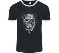 Grim Reaper Teschio Death Motociclista Uomo Ringer Fotl