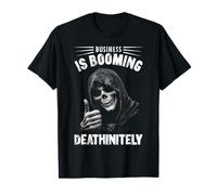 Grim Reaper Thumbs Up We Will Meet One Day Deathinitely Maglietta