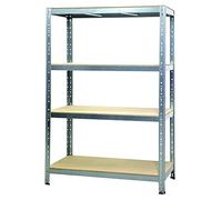 GRIMA Scaffale in Legno e Metallo Joker in Kit - 160x60x180 cm - 300 kg A RIPIANO