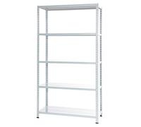 GRIMA - SCAFFALE in metallo BIANCO 100 X 40 X 187h Portata 400 Kg