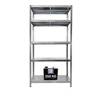 GRIMA SCAFFALE IN METALLO MACISTE 120 X 60 X 195 H 5 PIANI KG 260 AD INCASTRO