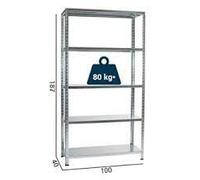 GRIMA - SCAFFALE INCASTRO in metallo ZINCATO 100 X 40 X 187h Portata 400 Kg