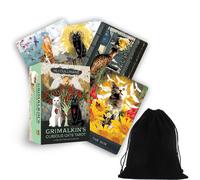 Grimalkin'S Curious Cats Mazzo Di Tarocchi E Guida Con Borsa