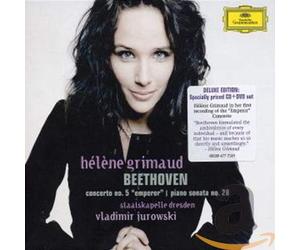 Grimaud,Helene - Klavierkonzert 5/Klaviersonate 28 (CD+Dvd)