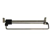 GRIMME 27 0145 04 - Appendiabiti allungabile modello B, 40 x 60 x 450 mm, con asta telescopica in acciaio nichelato, lunghezza 450 mm, colore: argento