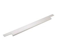 GRIMME Listello Arrecife, larghezza 596 mm, maniglie, manico per fresatura, maniglia per mobili, effetto acciaio inox opaco