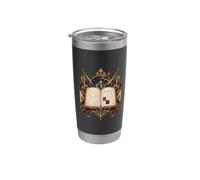 Grimorio Matematica Geometria Pitagora Mago Bicchiere termico in acciaio inox doppia parete