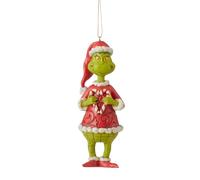 Grinch - Decorazione da appendere a forma di cuore con bastoncino di zucchero - The Grinch by Jim Shore