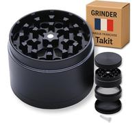 Grinder [NUOVO] 4 Parti Di Cui 3 Scomparti Con Filtro E Mini Spatola - 55x40mm