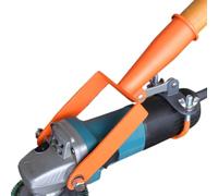 Grinder Stand in acciaio al carbonio universale regolabile Rack | Supporto di ricambio per smerigliatrice per pavimento, parete, officina, casa, prato, cortile, fattoria, giardinaggio