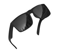grinderPUNCH Super oscuro Occhiali Da Sole Larghi da Donna Uomo Grandi Occhiali Da Sole Polarizzati Per Viso Largo, Protezione UV401