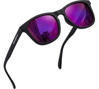 grinderPUNCH Womens Polarized Sunglasses UV400 Protection Classic Retro Driving Sun Glasses Trendy Fashion Shades - Purple
