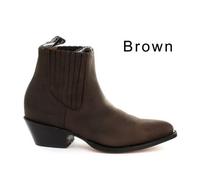 Grinders Maverick Marrone da Uomo Western Cowboy Stivali