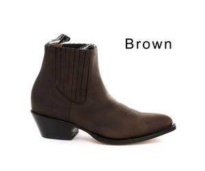 Grinders Maverick Marrone da Uomo Western Cowboy Stivali