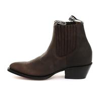Grinders Maverick Stivaletti Unisex di Pelle Marrone Stile da Ballo Cowboy Occidentale 9