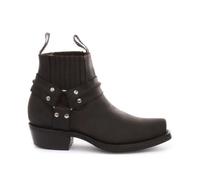 Grinders Renegade Lo Imbragatura Unisex Marrone Stivale IN Pelle Cowboy Biker