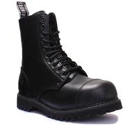 Grinders Unisex Stag CS Pelle Black Stivali - 39 EU