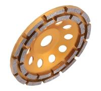 Grinding wheel, Flash Trend 3 Pezzi 150 Mm 7 Pollici Diamante 2 File Segmento Mola Abrasiva Disco Abrasivo Levigatrice Smerigliatrice Tazza Utensili Abrasivi Foro 22 Mm,Tool