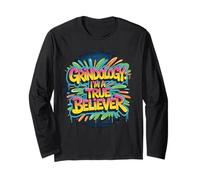 Grindology I Am A True Believer Citazione in Stile Urbano Maglia a Manica