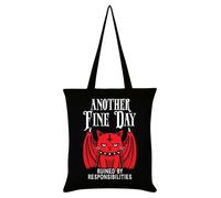 Grindstore Another Fine Day Ruined By Responsibilities - Borsa tote nera
