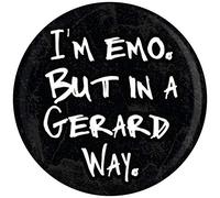 Grindstore Badge I'm Emo But In A Gerard Way 3.1 cm