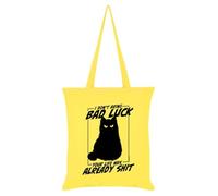 Grindstore Borsa tote con scritta "I Don't Bring Bad Luck Lemon