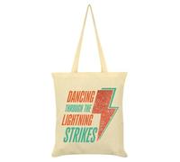 Grindstore Dancing Through The Lightning Strikes - Borsa tote color crema