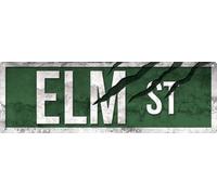 Grindstore "Elm Street Slim Targa in Metallo, Multicolore, 30.5 x 10.1 cm