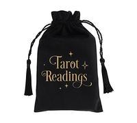 Grindstore FT_51030 - Borsa con coulisse, letture dei tarocchi neri, 1 pezzo