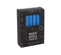 Grindstore Magic Magell-Wisdom - Set di 12 candele blu, 10 cm, 10,3 x 7,3 x 2,5 cm